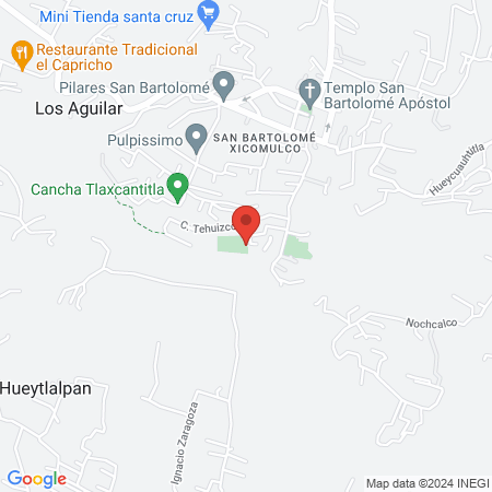 Gimnasio Xicomulco map