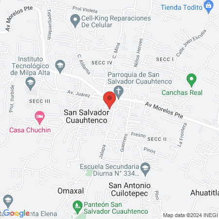 Bernardo Peña Delgadillo Médico General Milpa Alta map