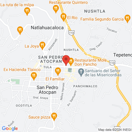 CERAGEM "Milpa Alta" map