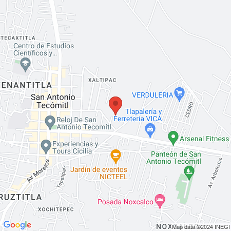Gimnasio "Olla de Piedra" Tecomitl map