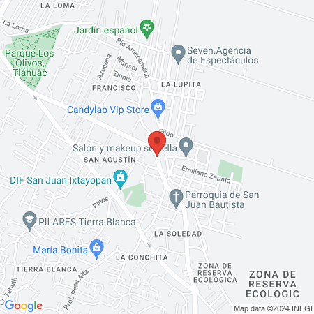 Veterinaria y Estética map