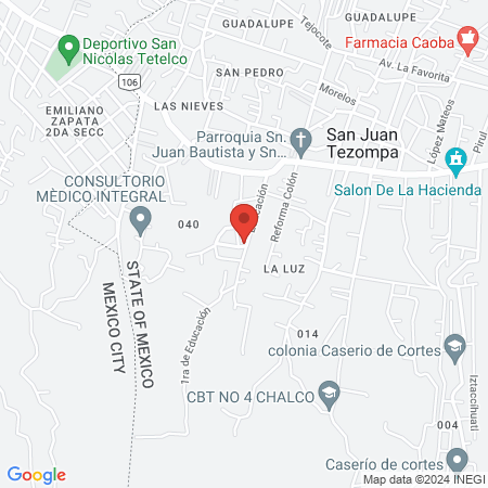 Gimnasio Diamante Azul map