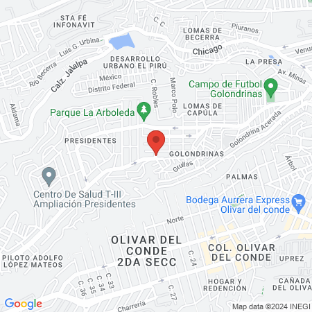 Alebrije Barber Shop map