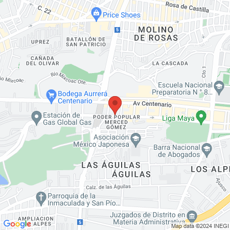 Cancha Tarango Soccer map