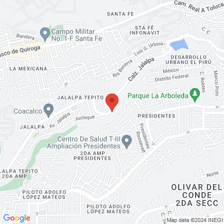 Módulo Dip. Alfredo Pérez Paredes map