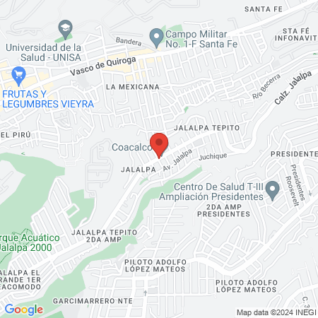 Sanatorio De Maternidad Jalalpa, Sc map