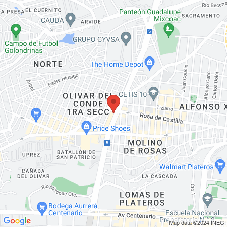 COI Clínica de Ortodoncia e Implantologia Bucal map