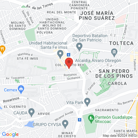 Haircut Rik-Hug Salón map