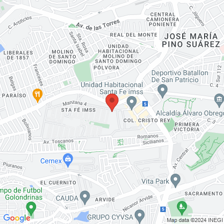 Gimnasios Urbanos 7 map