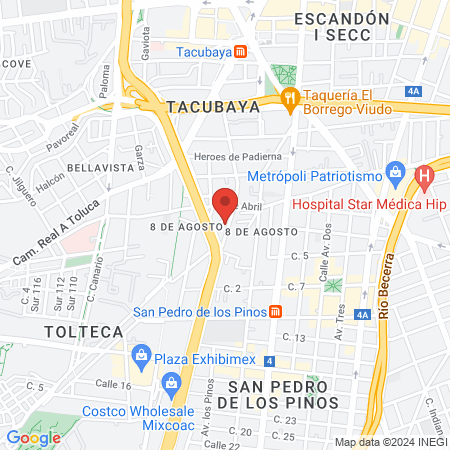 Basketball Camp México map