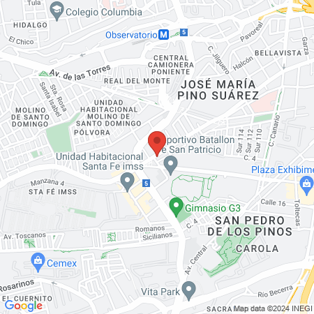 Consultorio de Odontología map