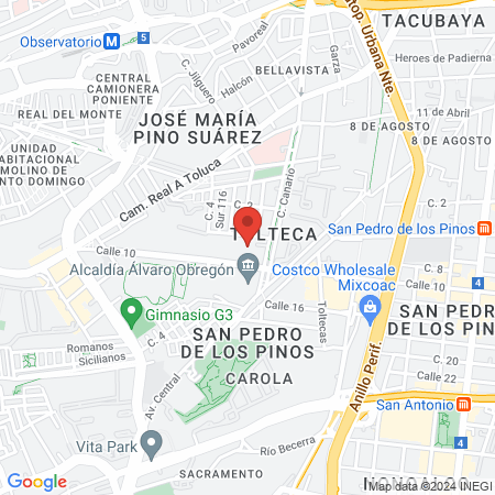 Centro de Atención a la Salud "Tolteca" map