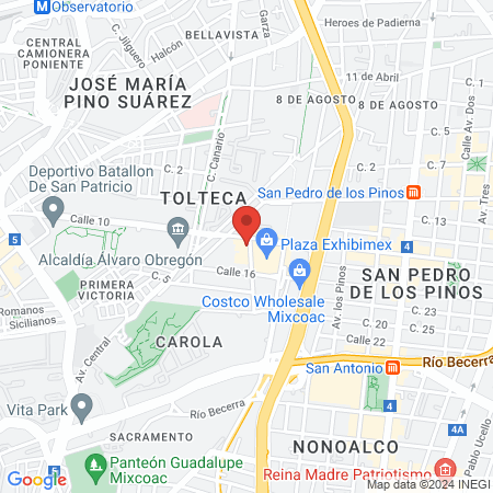 Pediatra Dra Silvia Elena Carrillo Nieto map