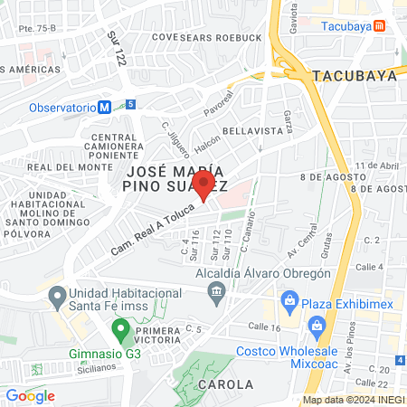 Consultorio medico Dr Oscar Rosas map