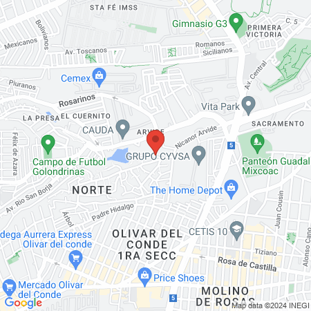 Hospital de celulares map