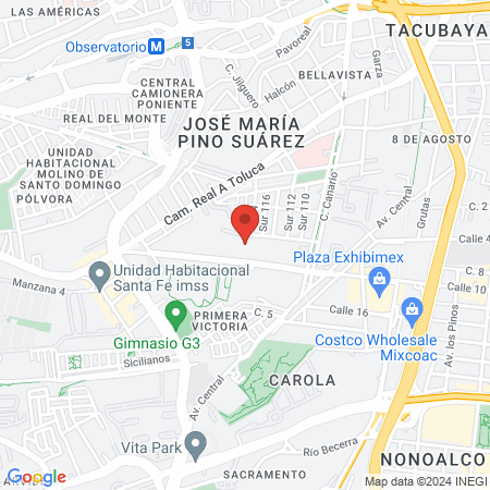 clinica veterinaria alvaro obregon, parque de la juventud map