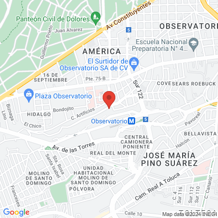 Consultorio dental ODONTOCLINIC map