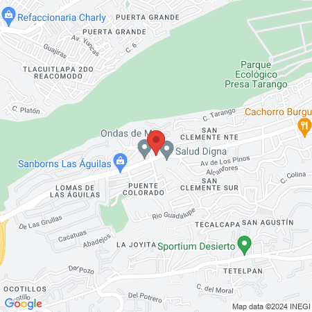 Aguilas Spa map