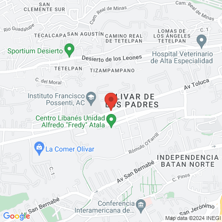 Hospital Pet's Health map