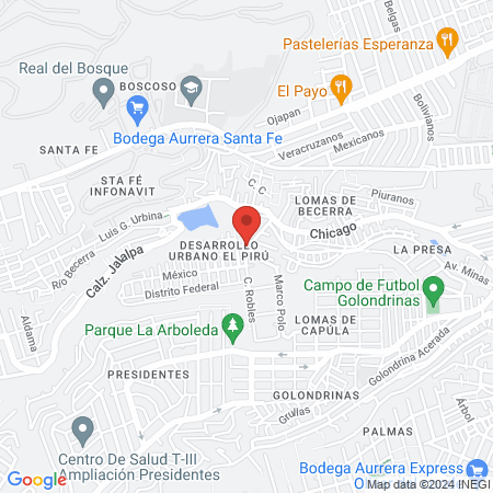 Doctor Martínez López Gerardo de María map