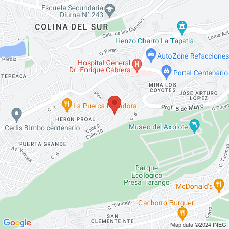 Gimnasios Urbanos 6 map