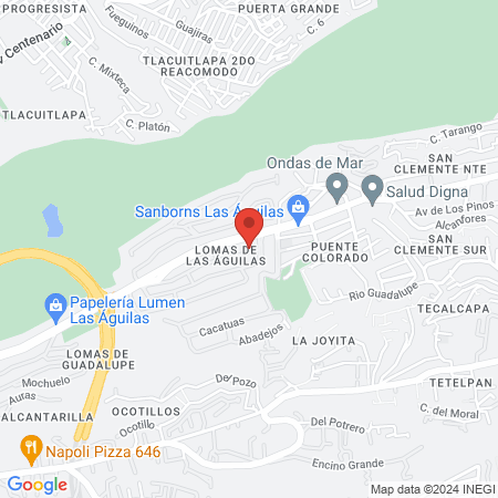 Dr. Jorge Miguel Galindo Guzmán | Medicina del deporte y Rehabilitación map