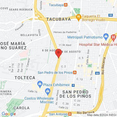 Dr. Eli Omar Zavaleta Martínez, Neumólogo map