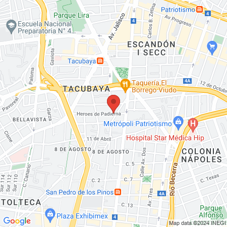 Veterinaria Azul map