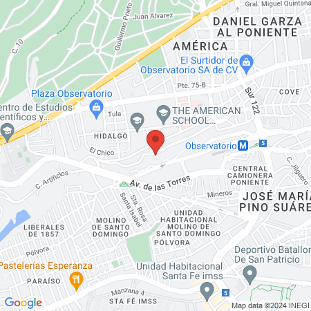 Zentro Holístico MAC map