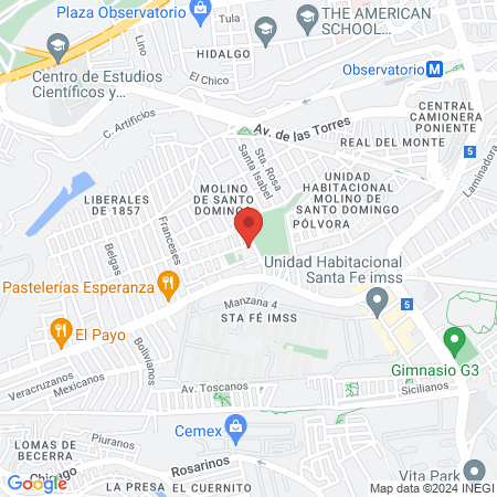 Luis Enrique Garcia Nava Cirujano General map