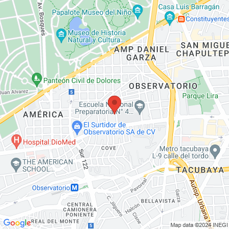 Estética Unisex Alan & Alex map