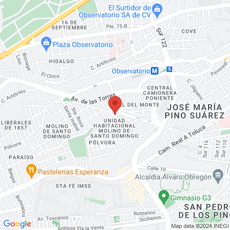 Consultorio dental cenyello map