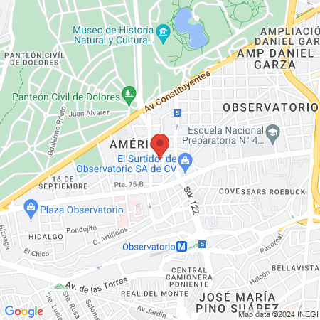 Clinica de Especialidades Dentales Sonrikids map