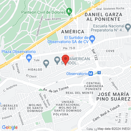 Dr. González Santamaría map