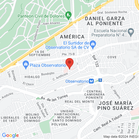 Cirugía de Mano map