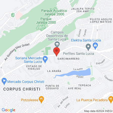 Mega Gym Fitness & Training CDMX map