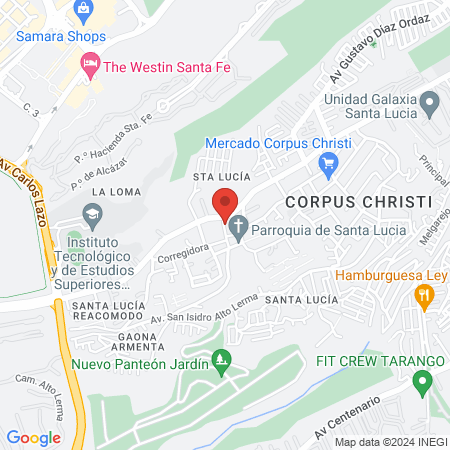 JEONSA TAEKWONDO,DRAGONES PTE CDMX map