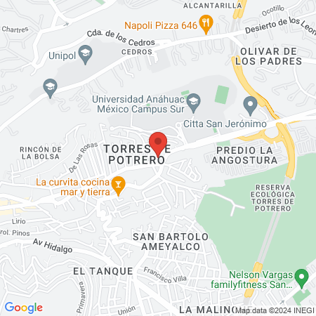 ACADEMIA & ESTÉTICA CHICS MONARCA map