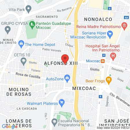 Sin Filtros Hair Salón map