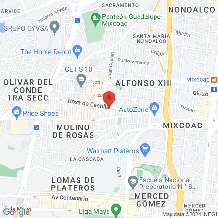 Barbería Perfec Style map