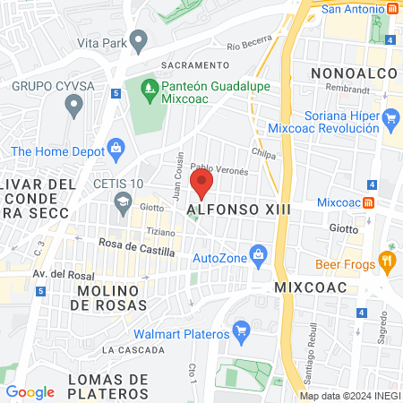 Odontología integral y estética map