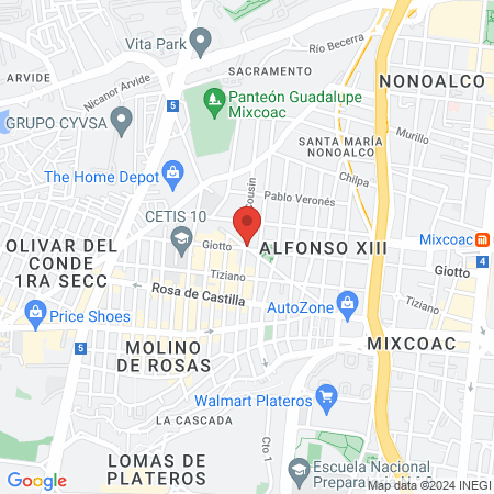 Consultorio Dental Óscar Ortega map