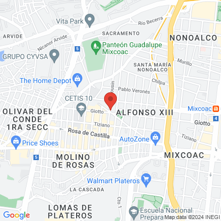 Clínica Yaakunaj Dental map