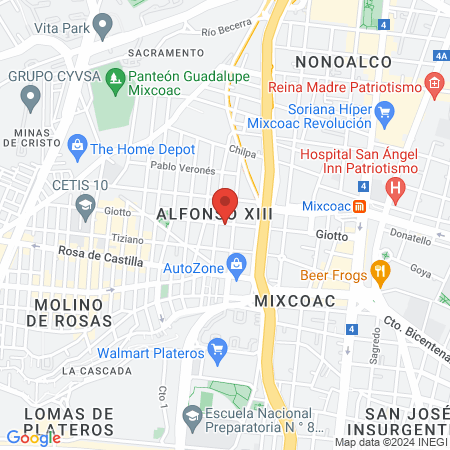 Consultorios de Medicina General del Sector Privado map