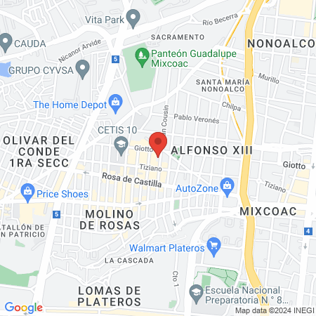 Doctor Speckman Guerra Héctor map