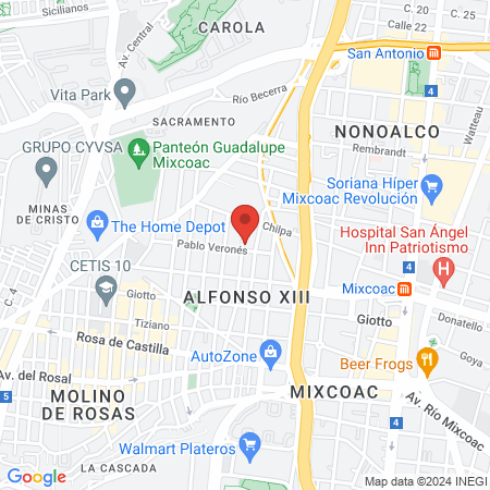 Ecorigenes Medical map