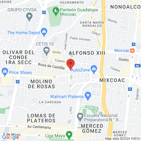 Oscar Alfredo Prado Bush Médico General map