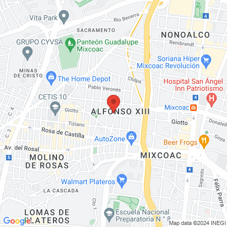 Exotic Veterinary Center map