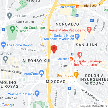 Clínica Veterinaria y Estética Canina Patita de Perro map