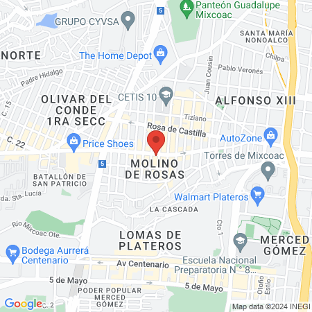 Consultorio Veterinario Molinos map